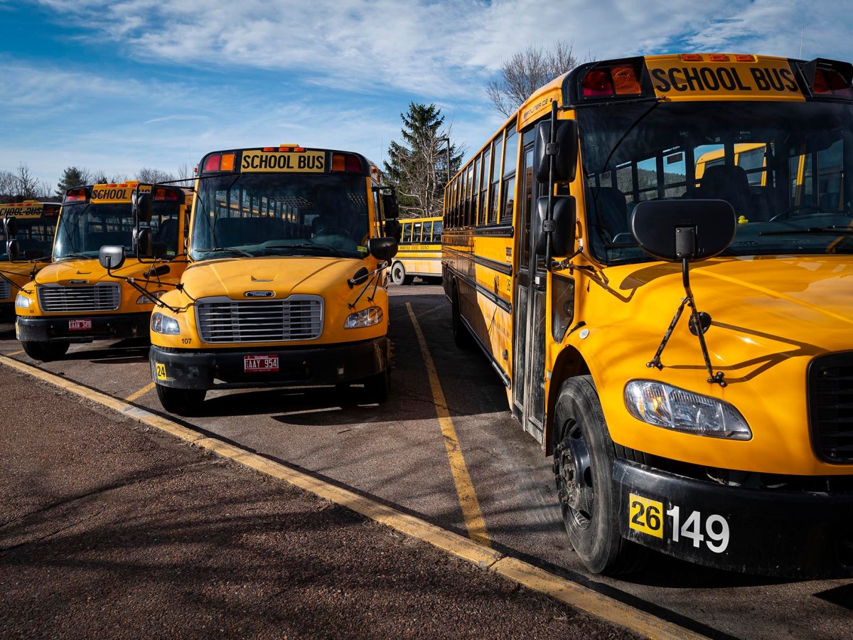 Amid work stoppage, bus company brings in replacement workers for start of school in Windham County